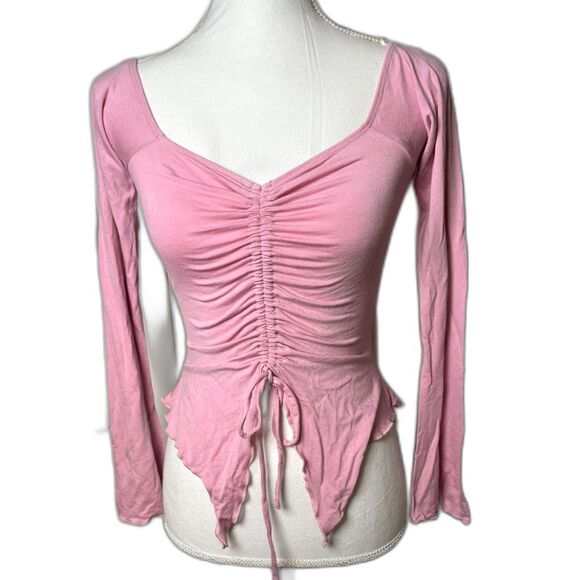 UO Cadence Cinched Flyaway Top Size XS Y2k New With Tags! $39 retail - Picture 5 of 9